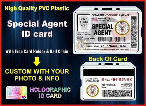 special agent id card.